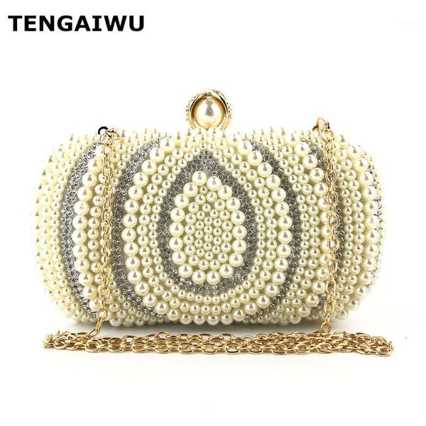 white pearl beaded clutch women fashion evening diamonds handbags wedding party women's bag night purse1
white pearl beaded clutch women fashion evening diamonds handbags wedding party women's bag night purse1