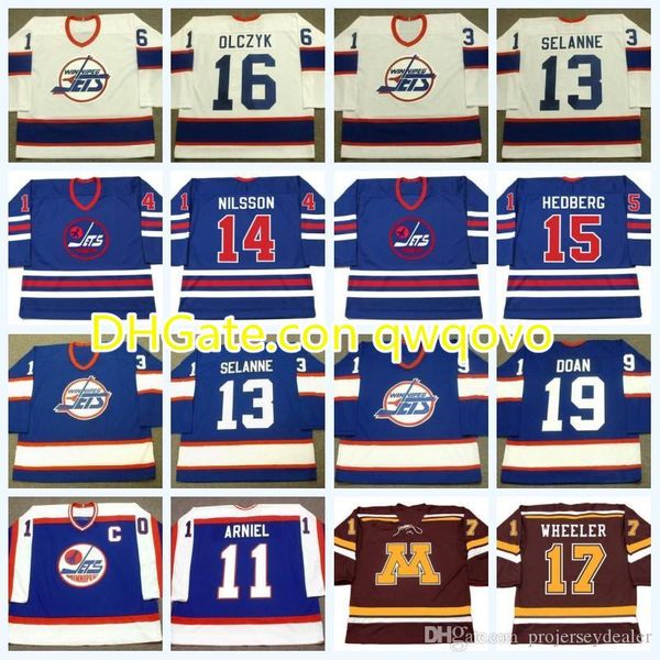winnipeg jets 13 teemu selanne 1992 11 scott arniel 14 ulf nilsson 15 anders hedberg 20 tie domi 17 blake wheeler hockey jersey, Black;red
winnipeg jets 13 teemu selanne 1992 11 scott arniel 14 ulf nilsson 15 anders hedberg 20 tie domi 17 blake wheeler hockey jersey, Black;red