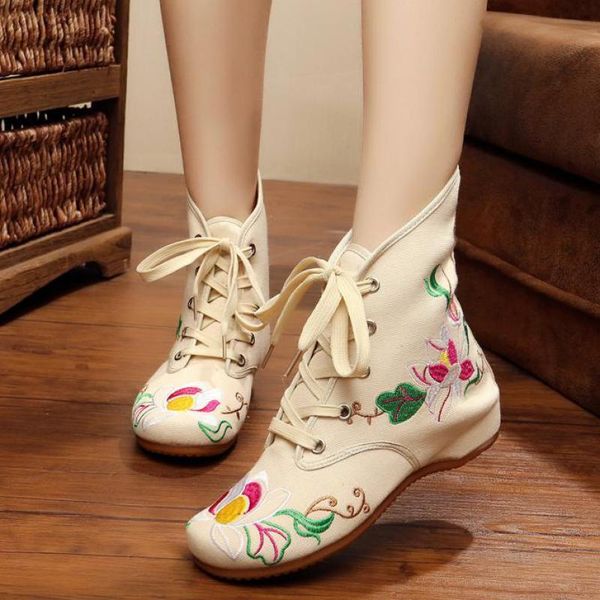 beijing cloth shoes ethnic embroidery leisure lace up flower shoes women embroidered boots low heel, Black
beijing cloth shoes ethnic embroidery leisure lace up flower shoes women embroidered boots low heel, Black