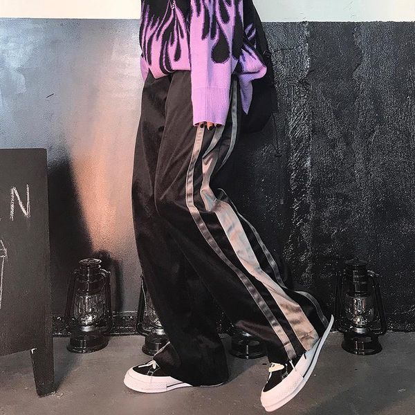 women's pants & capris little hat chic velvet high waist striped wide leg drop feeling straight casual floor long fashion, Black;white
women's pants & capris little hat chic velvet high waist striped wide leg drop feeling straight casual floor long fashion, Black;white