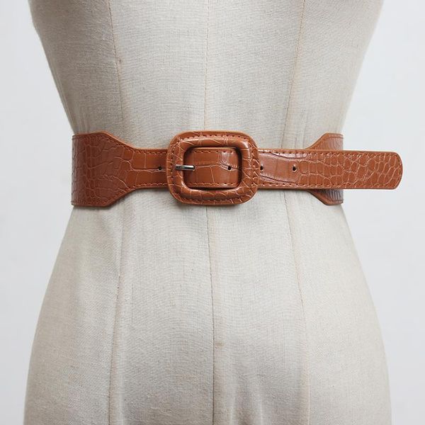 seebeautiful simple pin buckle pu leather irregular wide girdle waist belts woman autumn 2020 new fashion tide t682, Black;brown
seebeautiful simple pin buckle pu leather irregular wide girdle waist belts woman autumn 2020 new fashion tide t682, Black;brown