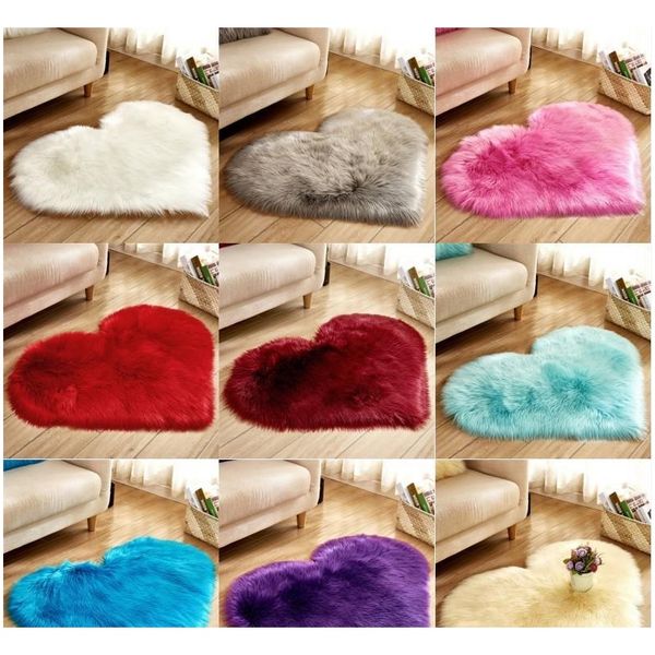 plush heart shape mat living room office imitation wool carpet bedroom soft hom jllcyz eatout 
plush heart shape mat living room office imitation wool carpet bedroom soft hom jllcyz eatout