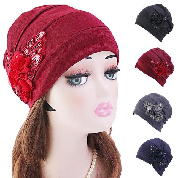 muslim women bonnet hat flower turban chemo cancer cap islamic head scarf caps wrap hair loss hats beanies skullies arab fashion, Blue;gray
muslim women bonnet hat flower turban chemo cancer cap islamic head scarf caps wrap hair loss hats beanies skullies arab fashion, Blue;gray