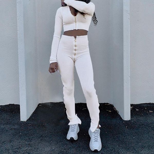 mjartoria women two piece sets zipper long sleeve crop pants fall 2020 women clothing v-neck sporty casual bodycon outfits, Gray
mjartoria women two piece sets zipper long sleeve crop pants fall 2020 women clothing v-neck sporty casual bodycon outfits, Gray