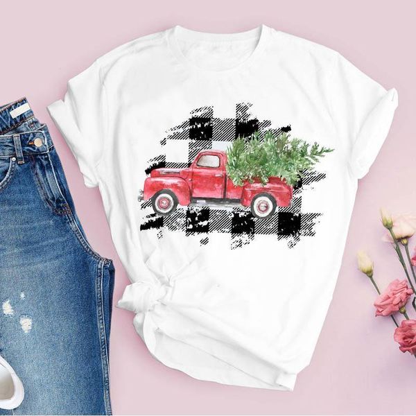 tees for women print plaid truck vintage 90s cartoon merry christmas ladies clothes lady clothing female t shirt t-shirt, White
tees for women print plaid truck vintage 90s cartoon merry christmas ladies clothes lady clothing female t shirt t-shirt, White
