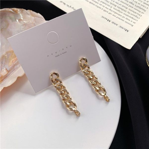 dangle & chandelier jewelry wholesale metal gold cool punk style link chain earring, Silver
dangle & chandelier jewelry wholesale metal gold cool punk style link chain earring, Silver