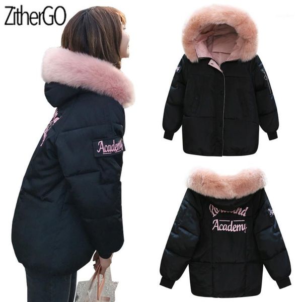 2018 hooded short winter coat women thick warm loose down cotton clothing casual winter parkas ladies fashion jackets1, Black
2018 hooded short winter coat women thick warm loose down cotton clothing casual winter parkas ladies fashion jackets1, Black