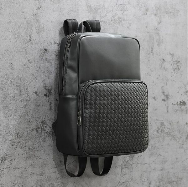 factory wholesale men brand shoulder bag outdoor simple casual leather backpacks college wind woven fashion backpack street trend solid colo
factory wholesale men brand shoulder bag outdoor simple casual leather backpacks college wind woven fashion backpack street trend solid colo