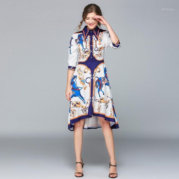 fashion designer runway dress 2019 summer women dress female lapel collar half sleeve shift irregular midi shirt1, Black;gray
fashion designer runway dress 2019 summer women dress female lapel collar half sleeve shift irregular midi shirt1, Black;gray
