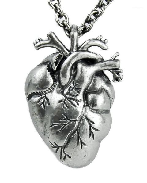 new fashion gothic punk silver antique pleated oddities anatomical heart necklace realistic pendant necklace for men and women1
new fashion gothic punk silver antique pleated oddities anatomical heart necklace realistic pendant necklace for men and women1