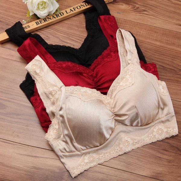 comfortable seemless non-steel ring large size bra breast hugging all cup adjustable underwear brushed sleep bra women's, Red;black
comfortable seemless non-steel ring large size bra breast hugging all cup adjustable underwear brushed sleep bra women's, Red;black