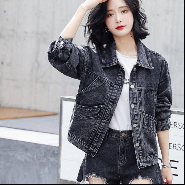 fashion women jeans coat casual jacket denim jeans outwear spring womens clothes plus size femininos afc407, Black;brown
fashion women jeans coat casual jacket denim jeans outwear spring womens clothes plus size femininos afc407, Black;brown