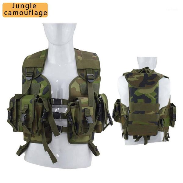 hunting jackets outdoor camouflage tactical vests equipment army combat body armor men war game vest with water bag1, Camo;black
hunting jackets outdoor camouflage tactical vests equipment army combat body armor men war game vest with water bag1, Camo;black