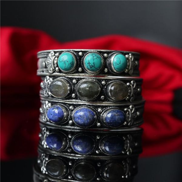 bangle bb-256 tibetan antiqued bangles copper inlay labradorite lapis lazuli tiger eye turquoises open cuff multi colors, Black
bangle bb-256 tibetan antiqued bangles copper inlay labradorite lapis lazuli tiger eye turquoises open cuff multi colors, Black