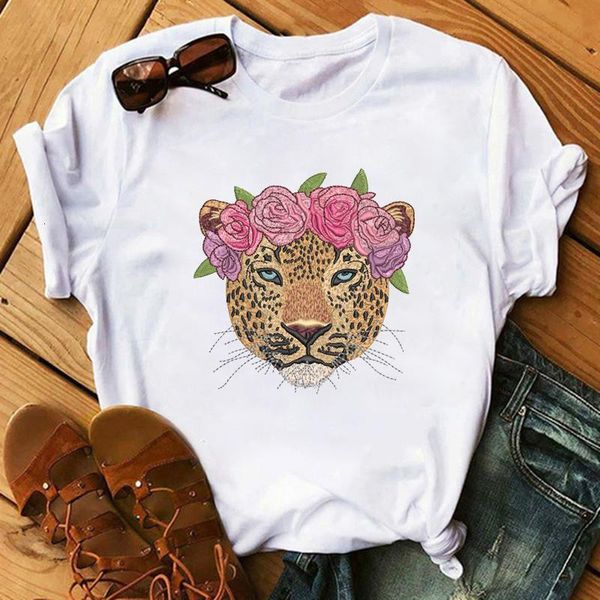 women's t-shirt 2020 leopard head print female t-shirt white soft short sleeve t-shirts casual flexible female
women's t-shirt 2020 leopard head print female t-shirt white soft short sleeve t-shirts casual flexible female