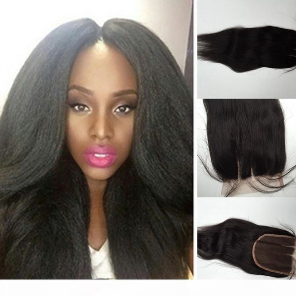 virgin human hair lace closure middle part ( 5"x5") remy brazilian hair yaki straight lace closure, Black
virgin human hair lace closure middle part ( 5"x5") remy brazilian hair yaki straight lace closure, Black