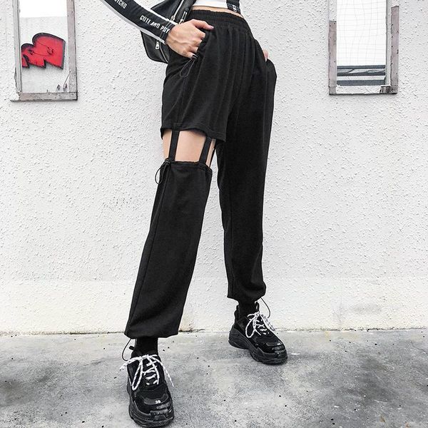 europe united states 2019 new women black irregular hollow casual pants female jazz dance hip-hop pants street trousers dwy19851, Black;red
europe united states 2019 new women black irregular hollow casual pants female jazz dance hip-hop pants street trousers dwy19851, Black;red