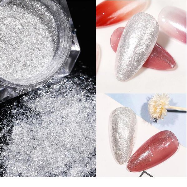 1 box silver nail art glitter sequins sparkly shinning nail powder dust polish chrome holographics pigment diy de jlllzi, Silver;gold
1 box silver nail art glitter sequins sparkly shinning nail powder dust polish chrome holographics pigment diy de jlllzi, Silver;gold