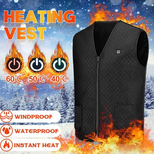 outdoor t-shirts m-4xl 5 areas 3 heating levels electrical heated vest jacket usb winter sleevless fishing waistcoat hiking, Gray;blue
outdoor t-shirts m-4xl 5 areas 3 heating levels electrical heated vest jacket usb winter sleevless fishing waistcoat hiking, Gray;blue