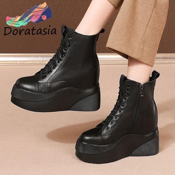 boots doratasia brand designer women shoes lace wedges platform zipper 2021 arrival autumn ankle, Black
boots doratasia brand designer women shoes lace wedges platform zipper 2021 arrival autumn ankle, Black