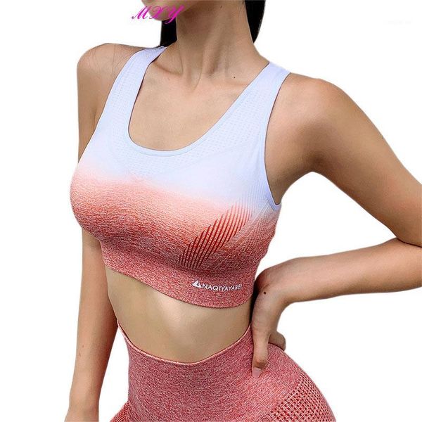 gym clothing women sport bra tank fitness sports gradient color running training beauty back yoga sport1, White;black
gym clothing women sport bra tank fitness sports gradient color running training beauty back yoga sport1, White;black