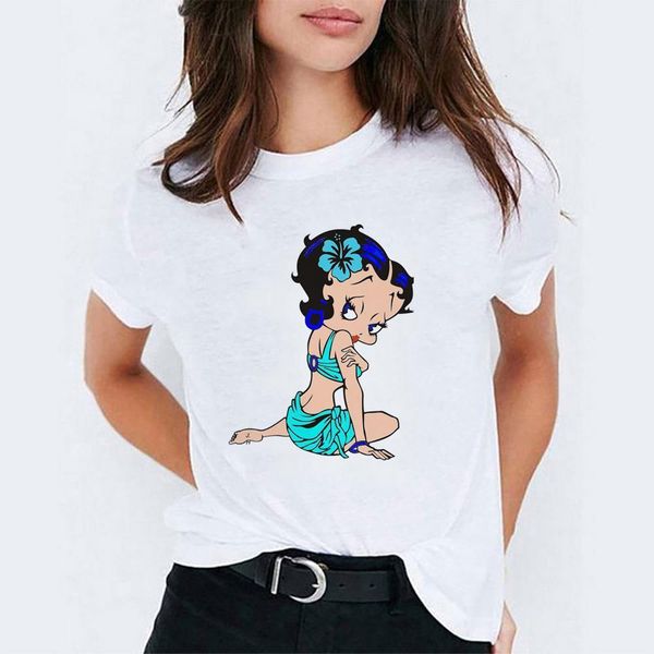 betty boop t shirt women summer 2019 fashion women 100% cotton short sleeve tumblr tshirt a gift for your girlfriend vogue femme, White
betty boop t shirt women summer 2019 fashion women 100% cotton short sleeve tumblr tshirt a gift for your girlfriend vogue femme, White