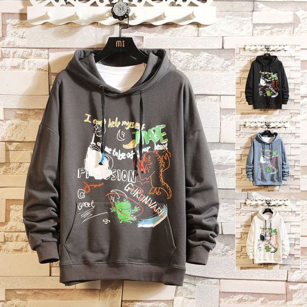 loose autumn new spring pullover and sweater men's coat sports fashion clothes top, Gray
loose autumn new spring pullover and sweater men's coat sports fashion clothes top, Gray