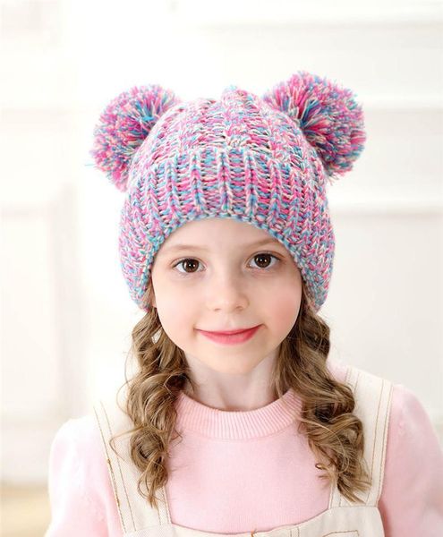kid knit crochet beanies hat girls soft double balls winter warm hat 12 colors outdoor baby pompom jllbyv bdecoat, Blue;gray
kid knit crochet beanies hat girls soft double balls winter warm hat 12 colors outdoor baby pompom jllbyv bdecoat, Blue;gray