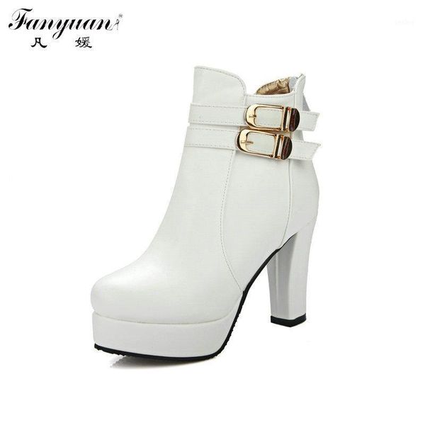 shoes woman plus size 33-43 thick high heel with buckle back zip women's ankle boots1, Black
shoes woman plus size 33-43 thick high heel with buckle back zip women's ankle boots1, Black