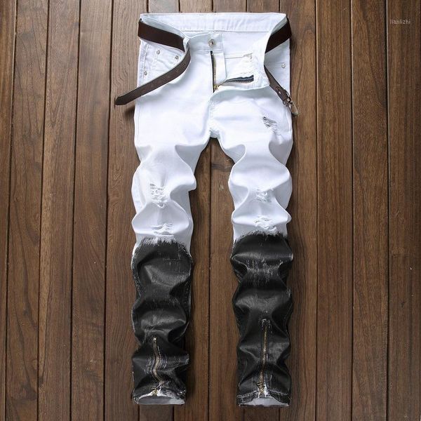 zipper denim jean fashion designer pants 2018 new arrival jeans for men straight ripped jeans black white jean male trousers1, Blue
zipper denim jean fashion designer pants 2018 new arrival jeans for men straight ripped jeans black white jean male trousers1, Blue
