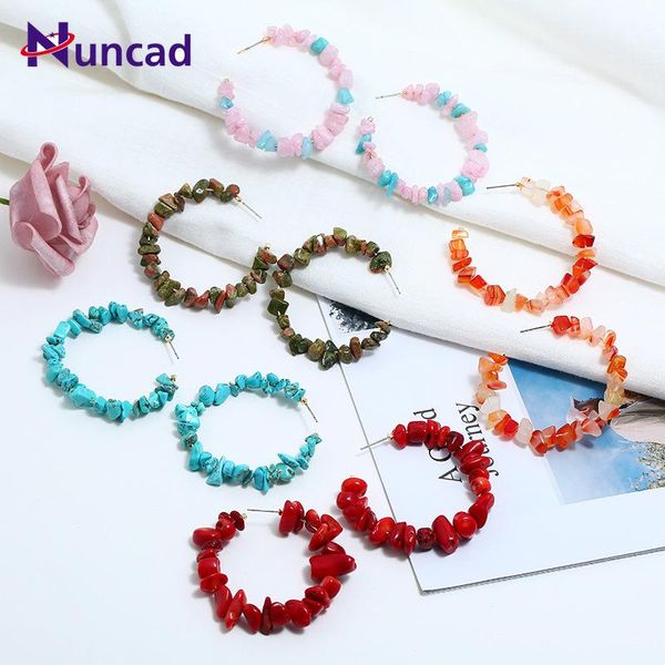 hoop & huggie fashion personality color natural gravel earrings fresh sen ins wind summer, Golden;silver
hoop & huggie fashion personality color natural gravel earrings fresh sen ins wind summer, Golden;silver