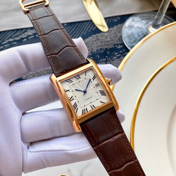 2020 classic tank solo men watches joker leather wristwatches 316l stainless steel square mens watch d3101 
2020 classic tank solo men watches joker leather wristwatches 316l stainless steel square mens watch d3101