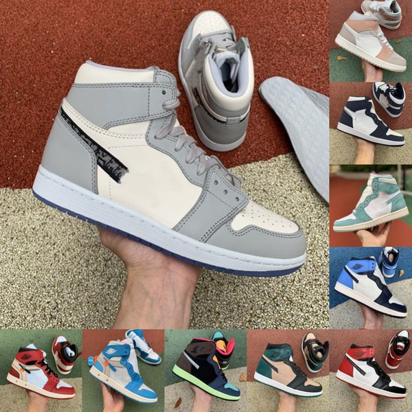 jumpman 1 1s basketball shoes bio hack fragment pine green sneakers mens women court purple obsidian smoke grey unc sports outdoor shoe, White;red
jumpman 1 1s basketball shoes bio hack fragment pine green sneakers mens women court purple obsidian smoke grey unc sports outdoor shoe, White;red