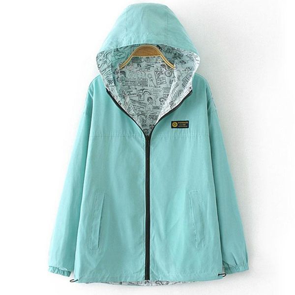 large size women's windbreaker basic paragraph double-sided hooded jacket women's windproof jacket autumn wild casual coat a824, Black;brown
large size women's windbreaker basic paragraph double-sided hooded jacket women's windproof jacket autumn wild casual coat a824, Black;brown