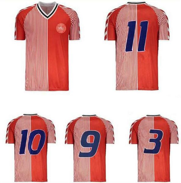 retro denmark world cup 1986 soccer jerseys larsen olsen laudrup molby lerby vintage denmark football shirt classic kit maillot se foot, Black;yellow
retro denmark world cup 1986 soccer jerseys larsen olsen laudrup molby lerby vintage denmark football shirt classic kit maillot se foot, Black;yellow