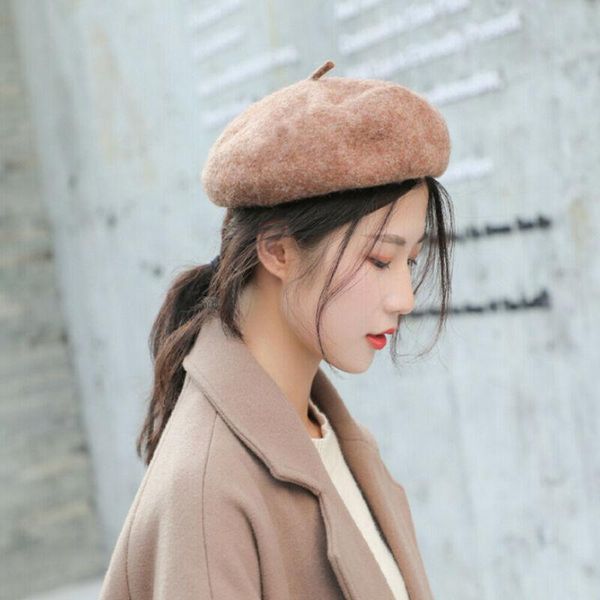 berets vintage gentle wild beret hat autumn winter women wool peaked octagonal cap fashion sweet cute girls lady soft warm beanie, Blue;gray
berets vintage gentle wild beret hat autumn winter women wool peaked octagonal cap fashion sweet cute girls lady soft warm beanie, Blue;gray