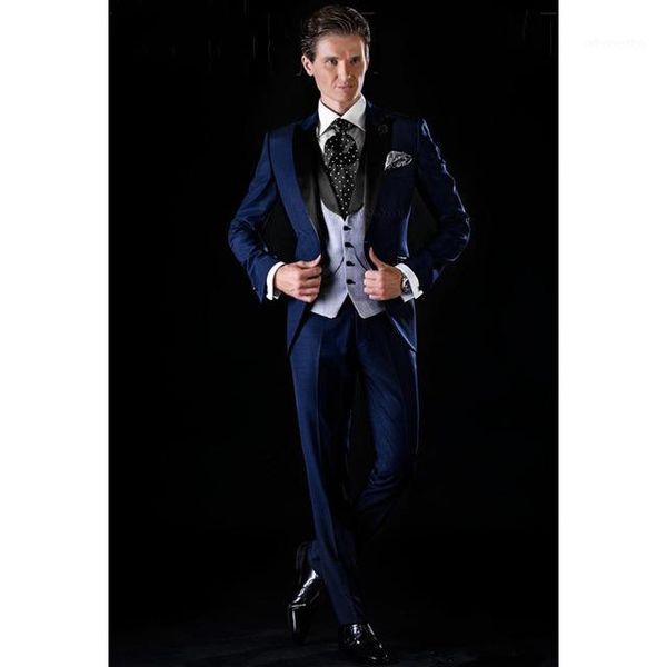 men's suits & blazers elegant single breasted men blazer with pants vest suit slim fit terno masculino 3piece1, White;black
men's suits & blazers elegant single breasted men blazer with pants vest suit slim fit terno masculino 3piece1, White;black