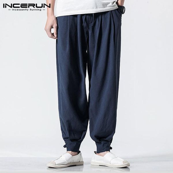 incerun men solid retro comfort joker cotton harem pant casual baggy trousers elastic waist mens sweatpants joggers 20191, Black
incerun men solid retro comfort joker cotton harem pant casual baggy trousers elastic waist mens sweatpants joggers 20191, Black