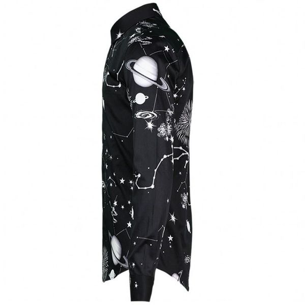 men's casual shirts harajuku classic men shirt long sleeve black printing floral slim square collar office formal chemise homme, White;black
men's casual shirts harajuku classic men shirt long sleeve black printing floral slim square collar office formal chemise homme, White;black