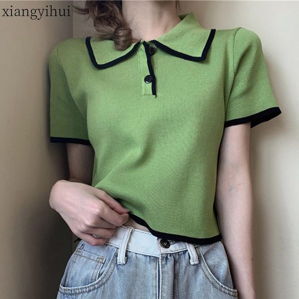 summer vintage turn-down collar slim fit t shirt women casual short sleeve pink t-shirt female ladies basic tshirts kg-560, White
summer vintage turn-down collar slim fit t shirt women casual short sleeve pink t-shirt female ladies basic tshirts kg-560, White