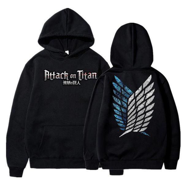 winter attack on titan hoodie front and back 2 sides print big hoodies cool sweatshirt fashion pullovers c0127, Black
winter attack on titan hoodie front and back 2 sides print big hoodies cool sweatshirt fashion pullovers c0127, Black