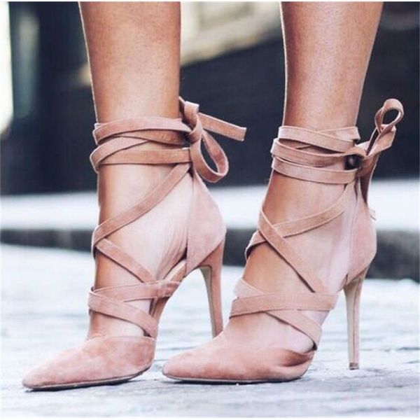 chic rosa black suede lace-up women with foot fingers pointed bombs involved tornozelo cut-out gladiator shoes in heel dress high
chic rosa black suede lace-up women with foot fingers pointed bombs involved tornozelo cut-out gladiator shoes in heel dress high