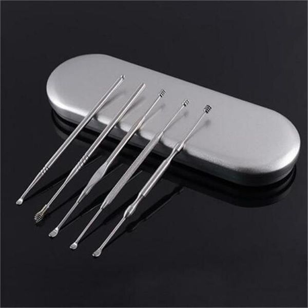 stainless steel ear spoon 5-piece set not hurt relaxed comfortable ear spoon set clean thoroughly easy to use earwax clean kit
stainless steel ear spoon 5-piece set not hurt relaxed comfortable ear spoon set clean thoroughly easy to use earwax clean kit