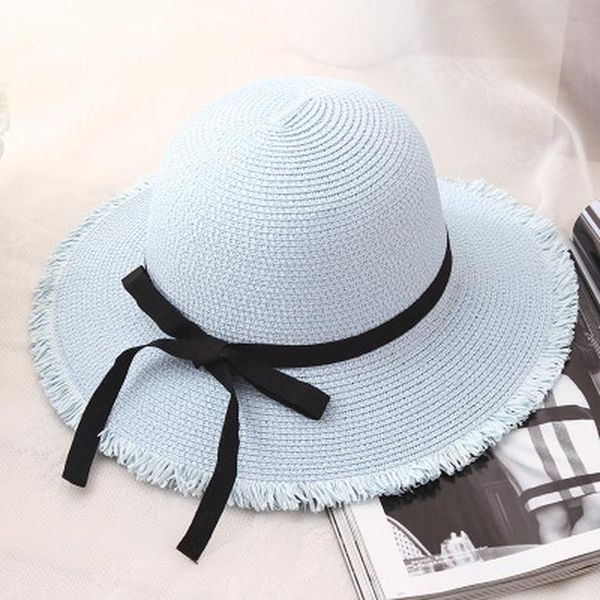 wholesale women natural wide brim straw hats fringe women plain large beach summer bow sun caps big straw cap wmtjpn, Black;white
wholesale women natural wide brim straw hats fringe women plain large beach summer bow sun caps big straw cap wmtjpn, Black;white