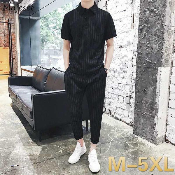 men sets striped ankle length trousers large size 5xl korean summer fashion leisure male set thin loose breathable teens ins new1, Gray
men sets striped ankle length trousers large size 5xl korean summer fashion leisure male set thin loose breathable teens ins new1, Gray