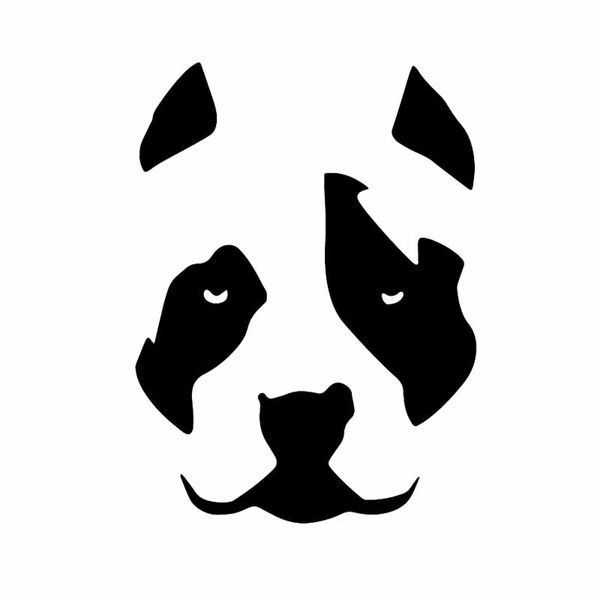 11.5x15.4cm creative car sticker dog pit bull face mom dad vinyl window decal black/silver c24-1601
11.5x15.4cm creative car sticker dog pit bull face mom dad vinyl window decal black/silver c24-1601
