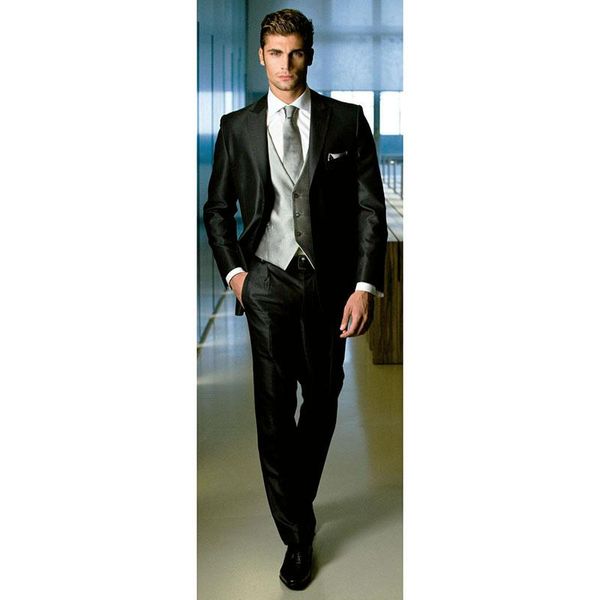 men's suits & blazers shiny black wedding for men custom made glossy groom tuxedo subtle patterned fabrics tailored suit 2021, White;black
men's suits & blazers shiny black wedding for men custom made glossy groom tuxedo subtle patterned fabrics tailored suit 2021, White;black