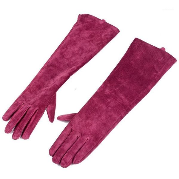 five fingers gloves winter elegant women' 100% genuine leather 40cm long igskin soft suede mittens female 20211, Blue;gray
five fingers gloves winter elegant women' 100% genuine leather 40cm long igskin soft suede mittens female 20211, Blue;gray