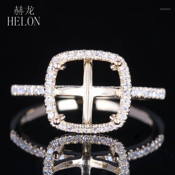 helon 8mm cushion solid 10k yellow gold natural diamond semi mount engagement wedding ring women birthday anniversarry gift1, Golden;silver
helon 8mm cushion solid 10k yellow gold natural diamond semi mount engagement wedding ring women birthday anniversarry gift1, Golden;silver