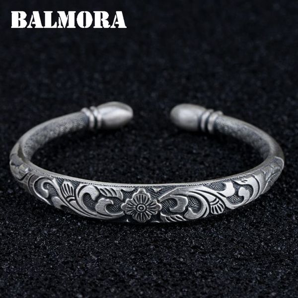balmora solid 999 pure silver six word's sutra buddhism bangles for women mother lover gift jewelry accessories esposas sz0225 q1201, Black
balmora solid 999 pure silver six word's sutra buddhism bangles for women mother lover gift jewelry accessories esposas sz0225 q1201, Black